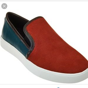 Leather Slip On Sneakers